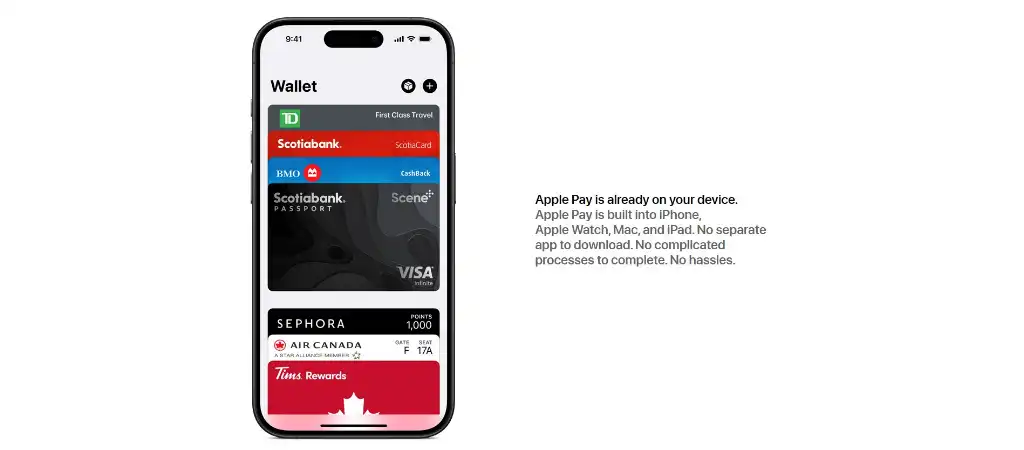Apple Pay on mobile device