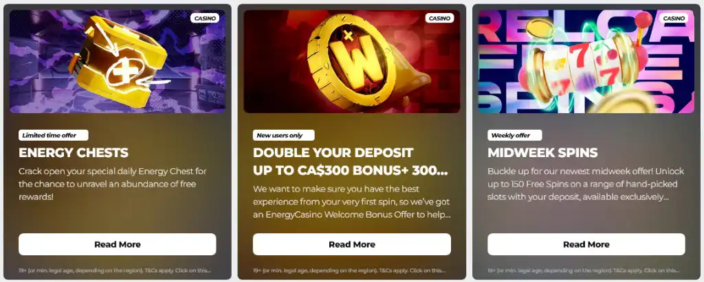 promotions, energy online casino, casino bonuses