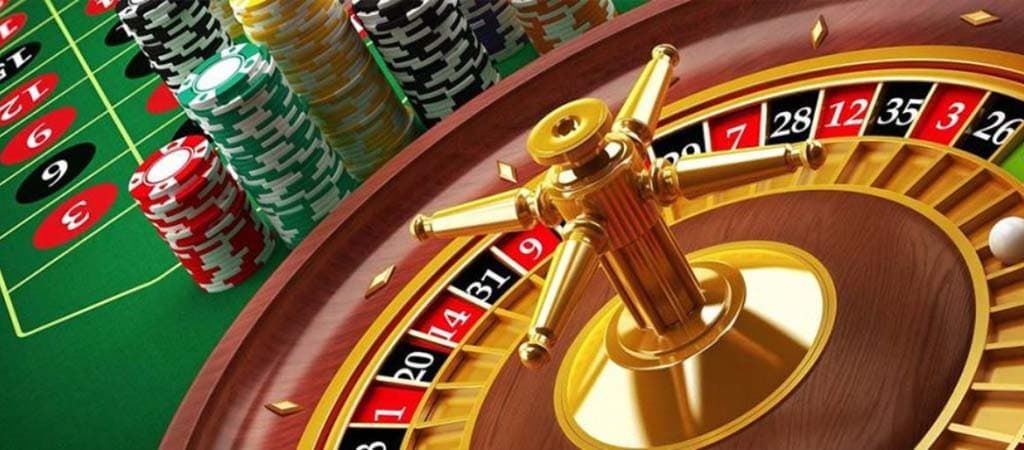 Table games, roulette table, roulette, chips