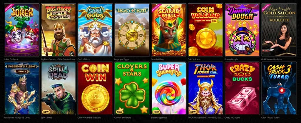 online slots, spinsy casino, game offer