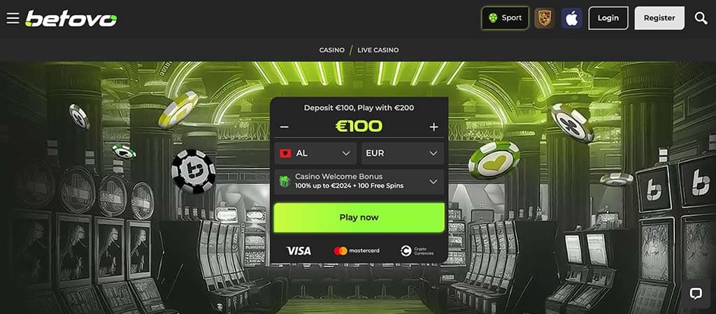 betovo casino, online casino, homepage